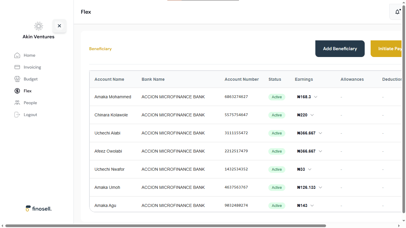 Payroll Management Dashboard